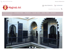 Tablet Screenshot of maghreb-art.de